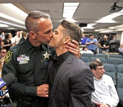 selfishfag:  How to make Florida Republicans cry - show them this photo of the first gay couple to legally wed, a sheriff’s deputy and a former Marine.