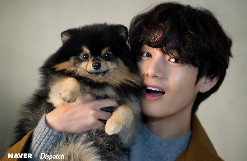 In Celebration Of V's Birthday Dispatch X Naver Released Photos Of Taehyung With Yeontan