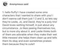 Ohhhh you characters are cuties!!!! ☺️💛☺️💛☺️💛☺️💛  Love the cute bedwetting one the most of course lol!