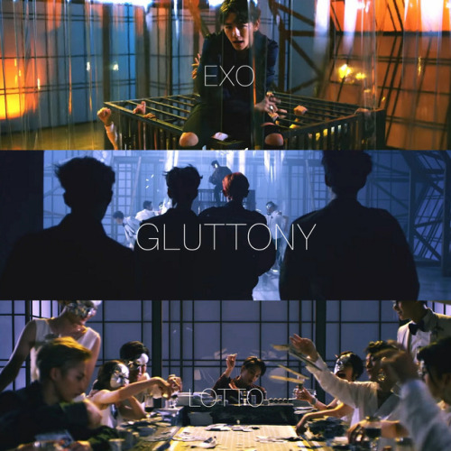 yikes-anotherkpopblog - EXO MV’s // the seven deadly sins 