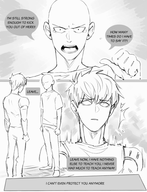 florbe-triz:  What if…  AU in which Saitama slowly loses his strength… 