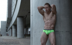 underwearnewsbriefs:  Neon Briefs form AMU Underwear! 
