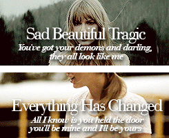 fallingfortaylor:  &ldquo;All the different emotions that are written about on