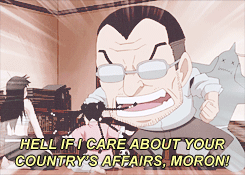 kenzokuki:one episode, one gif: no one messes with Dr. Knox and his house
