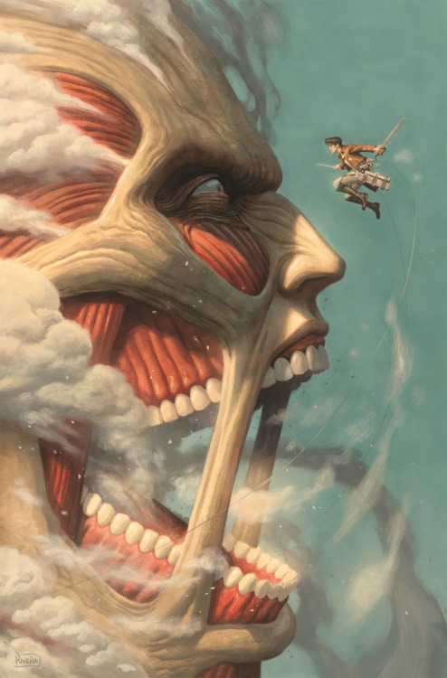 snkmerchandise:  News: Kodansha Comics Unveils Cover of Attack on Titan Anthology by Paul Pope Original Release Date: October 18th, 2016Retail Price: อ.99 Kodansha Comics has unveiled Paul Pope’s cover art for the upcoming Attack on Titan Anthology,