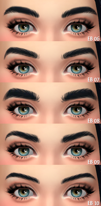 sims 4 eyebrows pack sims 4 eyebrows pack