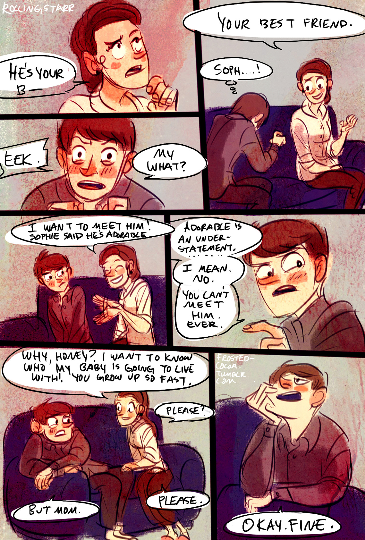 frosted-cocoa:  Bennefrost comic. I wanted to doodle today, so I doodled up some