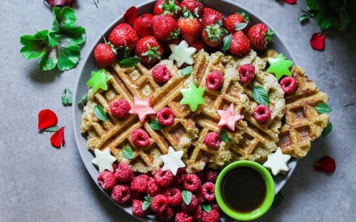 http://www.onegreenplanet.org/vegan-recipe/paleo-waffles/