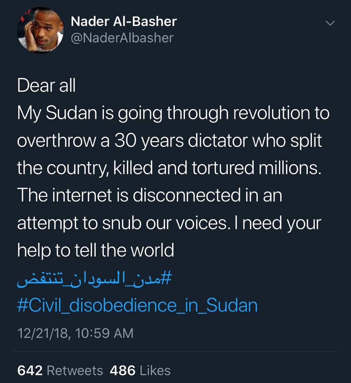 meghli:  Everyone pls pay attention to what is unfolding in Sudan right now