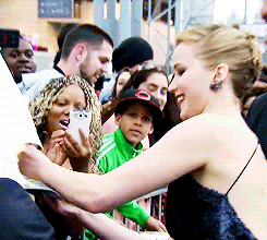 jenniferlawrencedaily:  Michael Fassbender fangirling over Jennifer Lawrence 