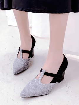 ✧ Suede T-strap Chunky HeelShoes ✧↪ 20% Discount Code: tumblr0102 ↩