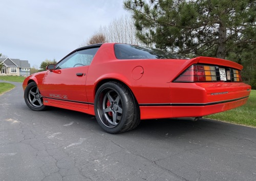  No mullet required. Joe Garofalo’s 1986 Chevrolet Camaro Z28 IROC-Z was built by St. Paul Speed and