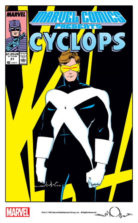 themarvelproject:Cyclops by Walt Simonson from the cover of Marvel Comics Presents #21 (1989)