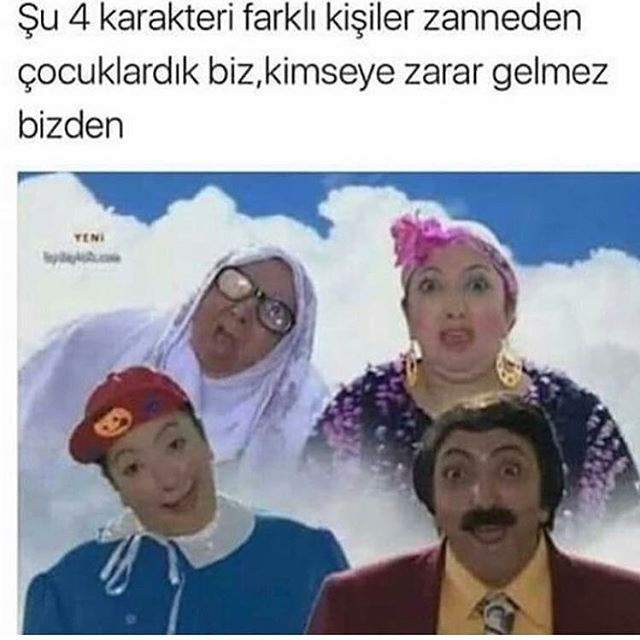 Şu 4 karakteri farklı...