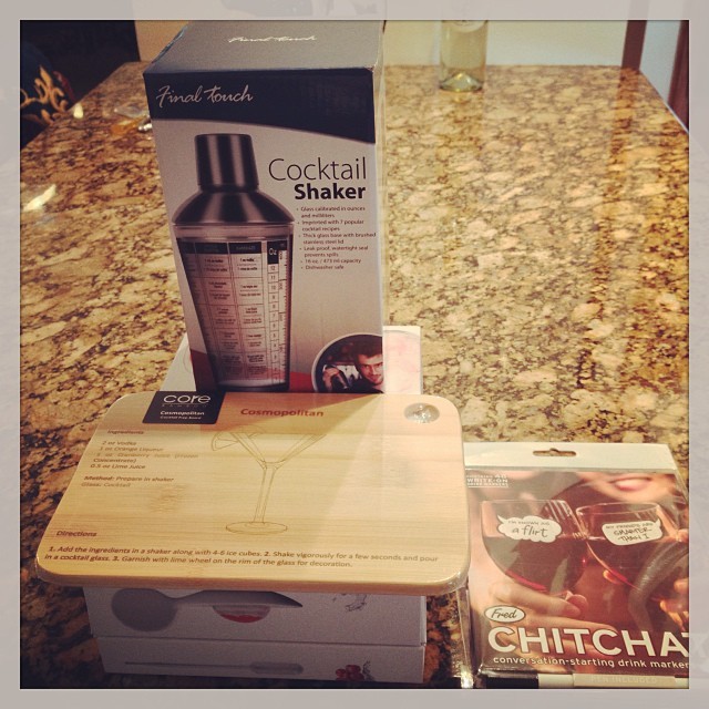 What I got in my #fancybox from Jennifer love Hewitt! #fancy #box #cocktailshaker