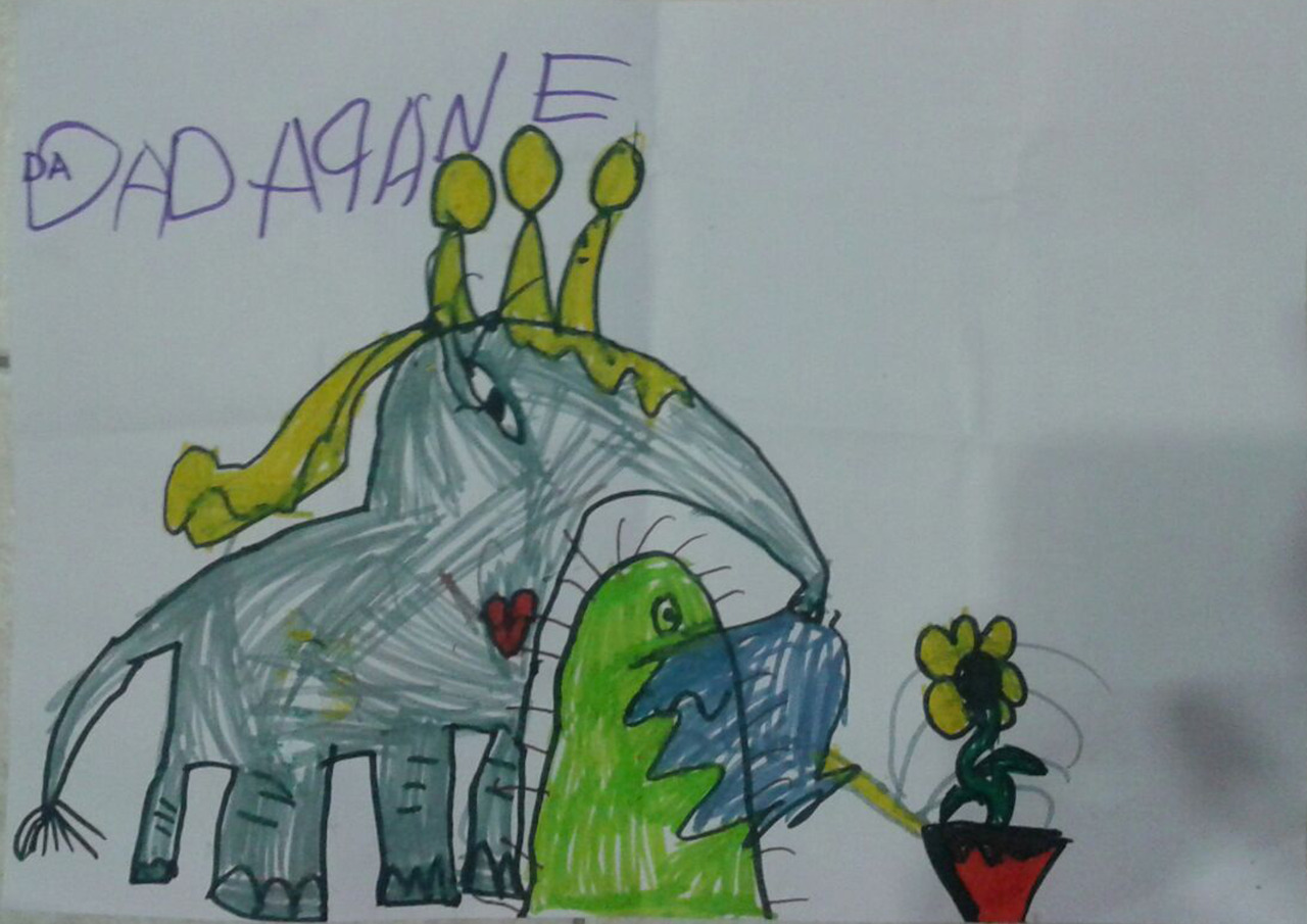   Ieri pomeriggio, su una panchina ligure, disegnavo il Cactus di oggi. Di fianco