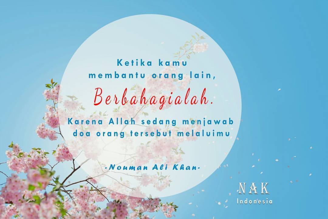 Nouman Ali Khan Indonesia Ketika Kamu Membantu Orang Lain Berbahagialah