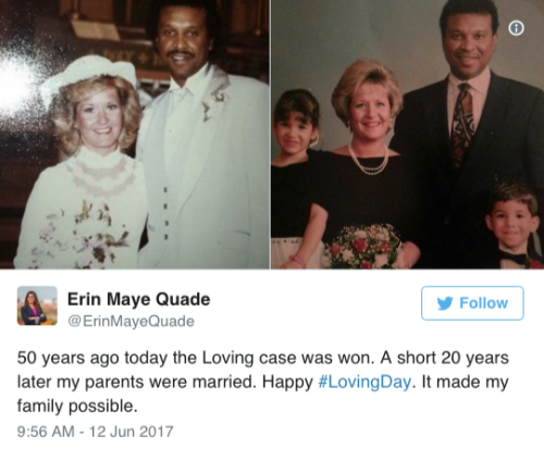 the-movemnt: 11 beautiful #LovingDay tweets that pay tribute to Loving v. Virginia on its 50th anniv