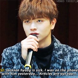 jypnior: Sungjae praying for Jackson’s recovery #GetWellSoonJackson