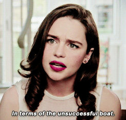 Emilia Clarke on Game of Thrones: The Musical for Red Nose Day (x)