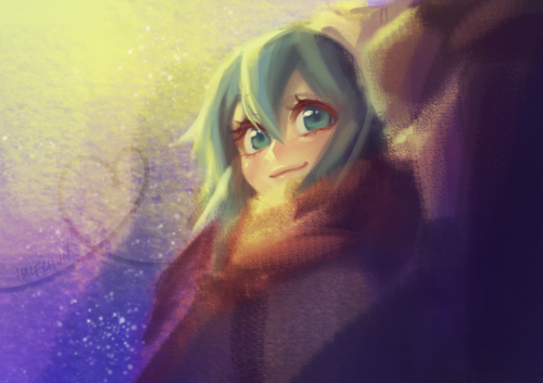 Quick Cozy Miku Doodle From The Start Of This Year I Never Posted