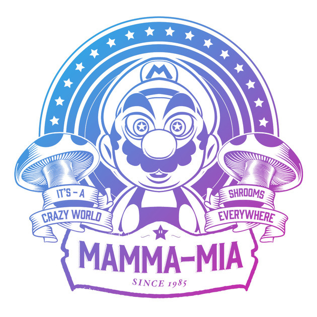 gamefreaksnz:  Mamma-Mia It’s A Crazy World Mario by Barrett Biggers US $14 