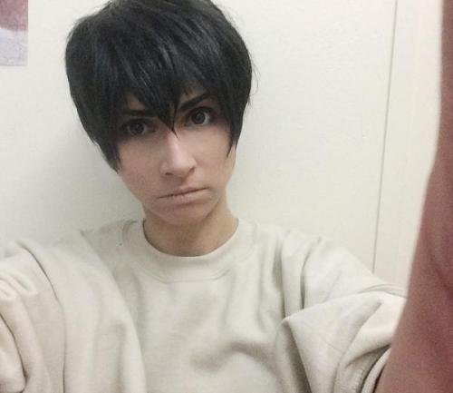 a friend challenged me to impro kageyama grumpy is not a natural state for my face