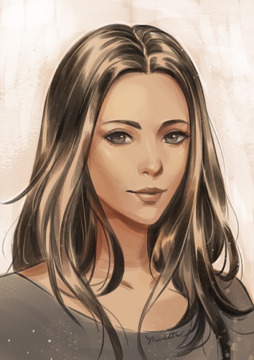 munette: Quick portrait practice of Sara and Mila ✨ I’m considering doing portrait sketch comm