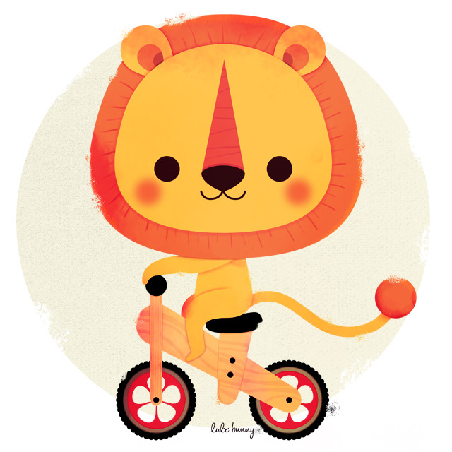 Bici Bici Lion
—
More at http://lulithebunny.tumblr.com // http://www.lulibunny.com