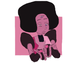 745298:  garnet giving ruby and sapphire a smooch  