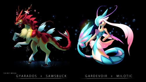 syntheticimagination:Here are some new fusions! I’m thinking of permanently reducing the amount of f