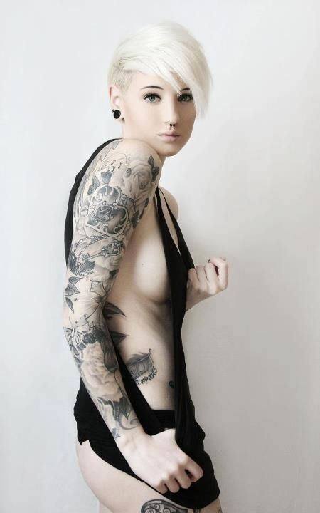 Insatiable taste for tattooed ladies