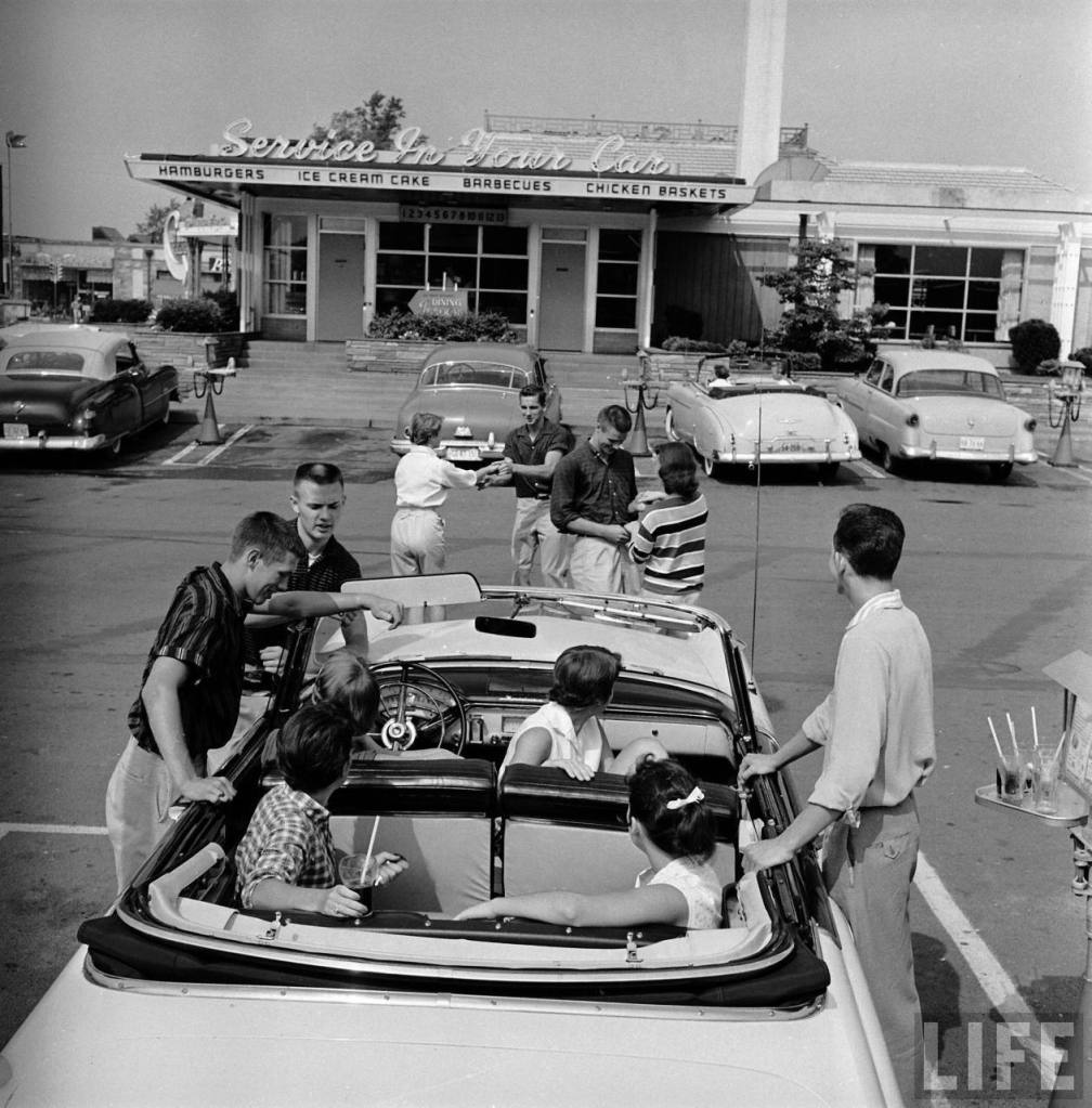 1950’s teenage life.  oh the good ol&rsquo; days god i wish life was still