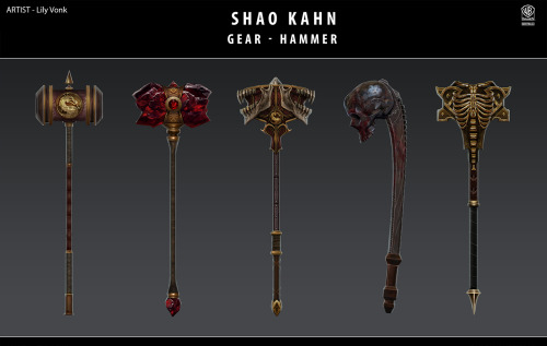 An assortment of work I did on my last project that was released, Mortal Kombat 11. This was a real 