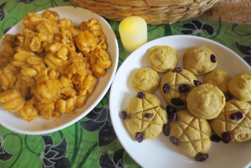 Happy Samhain Made vegan pumpkin sage pasta and soul cakes/Bast cookies for Bast&rsquo;s lost ch