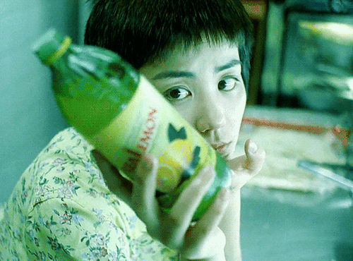 zenien:Faye Wong in Chungking Express (1994)dir. Wong Kar-wai(For Arina @debickis