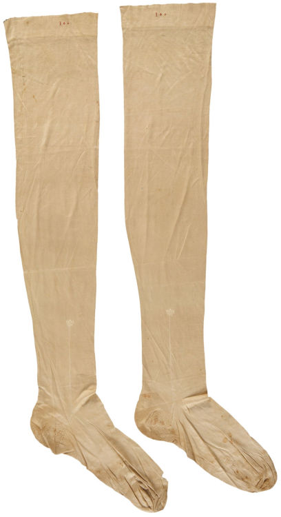 A Pair of Napoleon Bonaparte&rsquo;s Stockings.Sold at Auction (Heritage Auctions): $5,676.25 