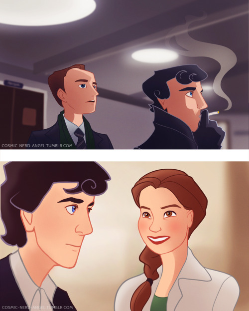 sistermedic: cosmic-nerd-angel: If Sherlock was an animated show.  I took random screencaps fro