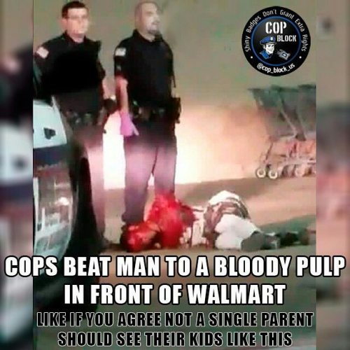 @Regrann from @cop_block_us - This pic posted to Facebook is how Greg Brown, father of the man lyi