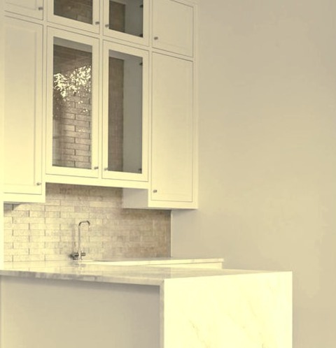 Dallas Home Bar L-ShapeMid-sized Transitional L-shaped Medium Tone Wood Floor Wet Bar Photo With An Undermount