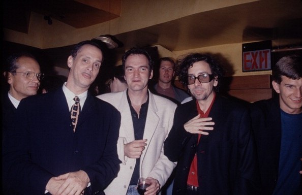 becauseitisjohnnydepp:  John Waters, Quentin Tarantino and Tim Burton in 1997