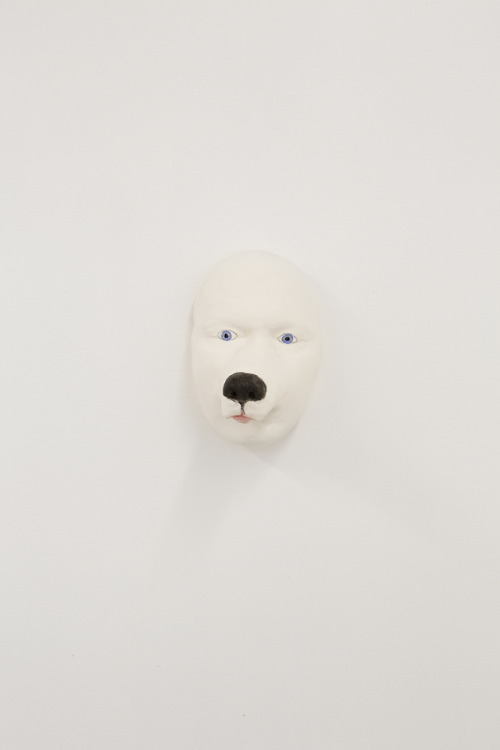 mentaltimetraveller:Robert Gober, Death Mask, 2008, Plaster, watercolor, graphite, 10 x 6 ¼ x 7 in