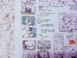 hannakdraws:exploration sketches and baby thumbnails for AT: Distant Lands - BMOI tend to make tiny little thumbnails just to get my thoughts out, before drawing them into a storyboard panel. It might not be the most effective way to do it, but it’s