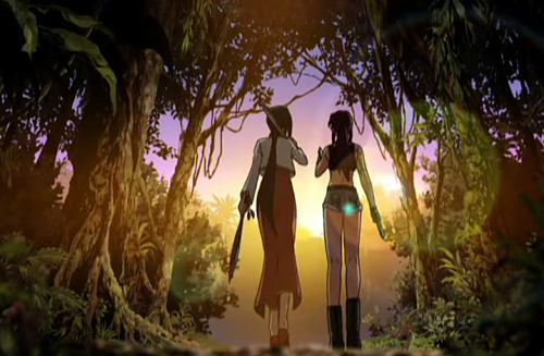 iahfy:I discovered a new korrasami crossover after rewatching some black lagoon  Gawd! I thought I was the only one > .<