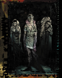 xombiedirge:  Unpublished Silent Hill comic by Neil Googe / Tumblr