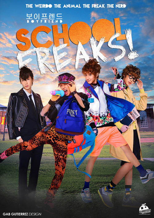 School Freaks starring Boyfriend (보이프렌드) [gabrielgutierrez design 2014] [FM]More Artworks Here: http