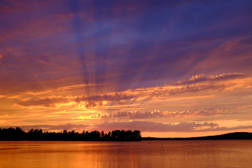 crepuscular rays