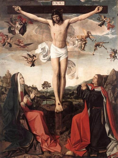 Calvary, Josse Lieferinxe (the Master of St. Sebastian), ca. 1500-1505