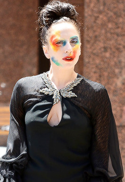 Mother-Gaga:  Gaga Leaving The Ryan Seacrest Show.