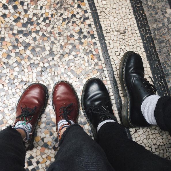 Lucht diep voorraad DR. MARTENS — Matching Docs: the iconic 1461 shoe in black and...